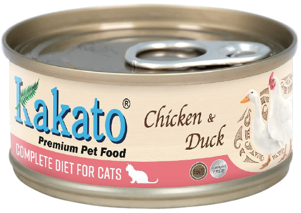 Kakato 762 鸡+鸭 *貓用主食罐* 70g (粉)