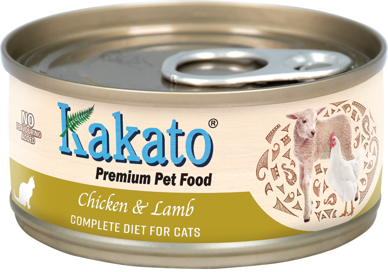 Kakato 764 雞肉、羊肉 *貓用主食罐* 70g (黃)