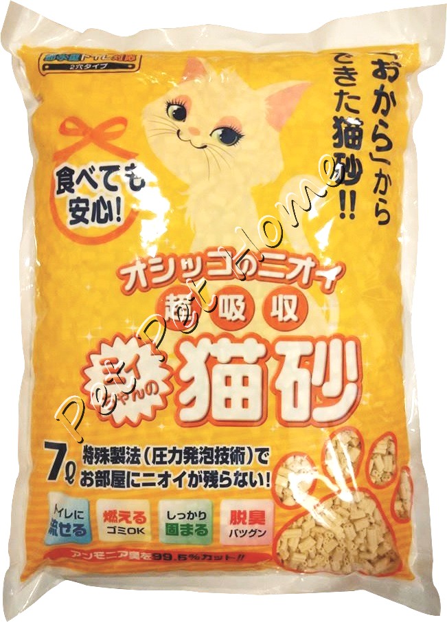 Mityan 特強吸水吸臭粟米豆腐砂 (双孔) 7L X 6包