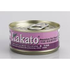Kakato - 鸡+牛肉丝 70G