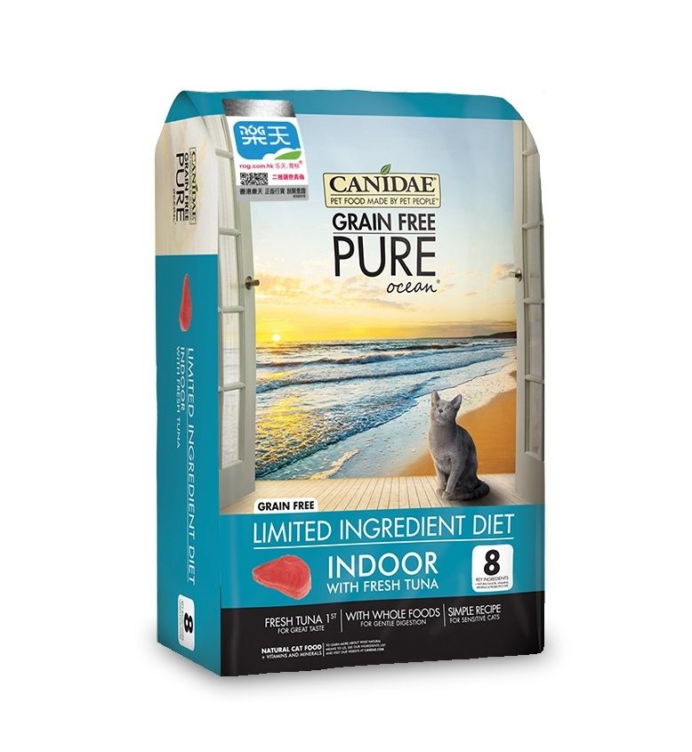 Canidae PURE Ocean INDOOR 無穀物吞拿魚配方貓糧 05lb