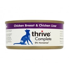 THRIVE 整全膳食100% 鸡肉+鸡肝貓罐头 75G