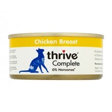 THRIVE 整全膳食100% 鸡肉貓罐头 75G x 12