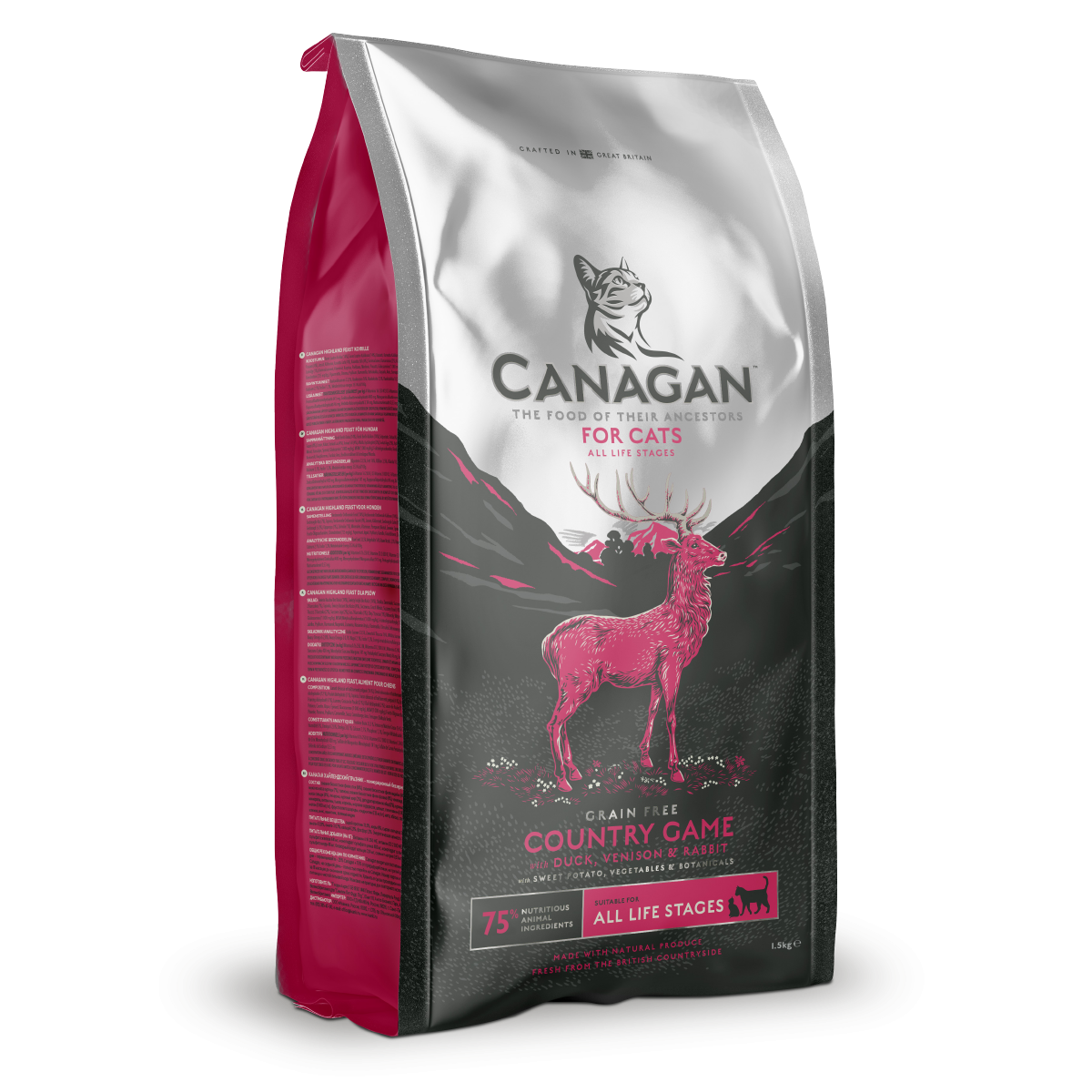 Canagan Country Game原之選 無穀物野味 (全貓糧) 1.5kg