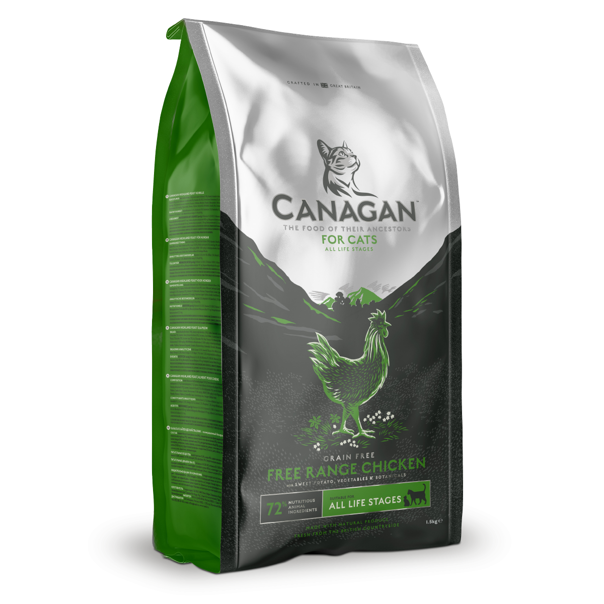 Canagan Free-Run Chicken 原之選 無穀物走地雞 (全貓糧) 1.5kg