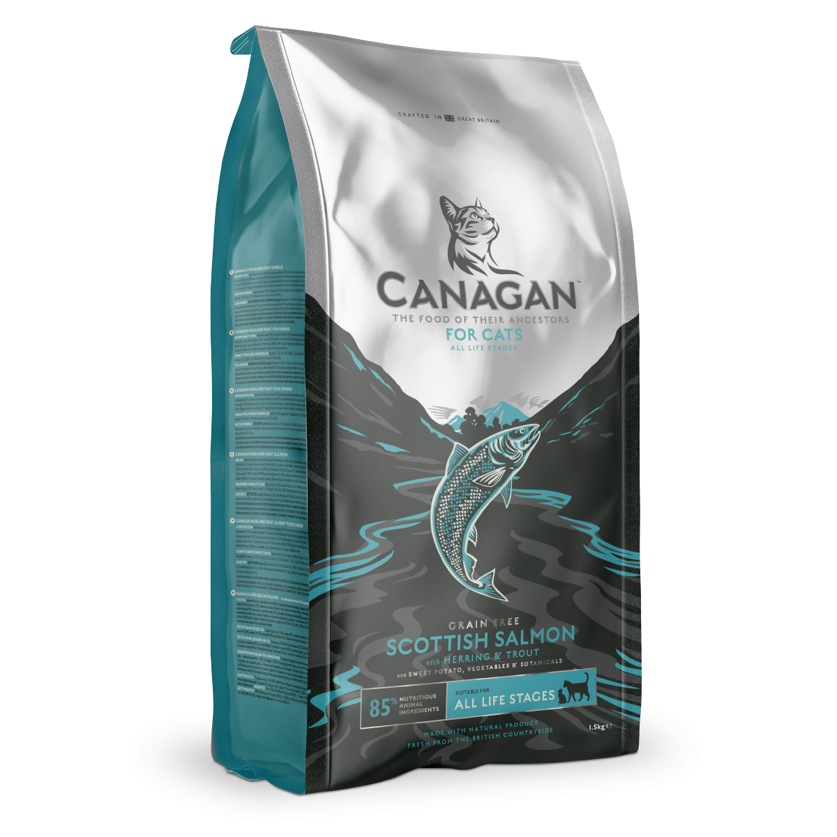 Canagan Scottish Salmon 原之選 無穀物三文魚 (全貓糧) 1.5kg