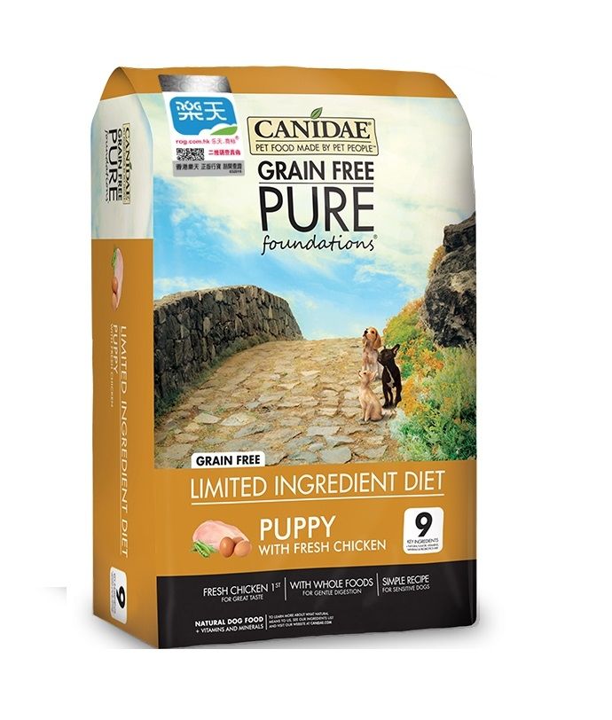 Canidae PURE Foundations 無穀物幼犬配方 4 lbs