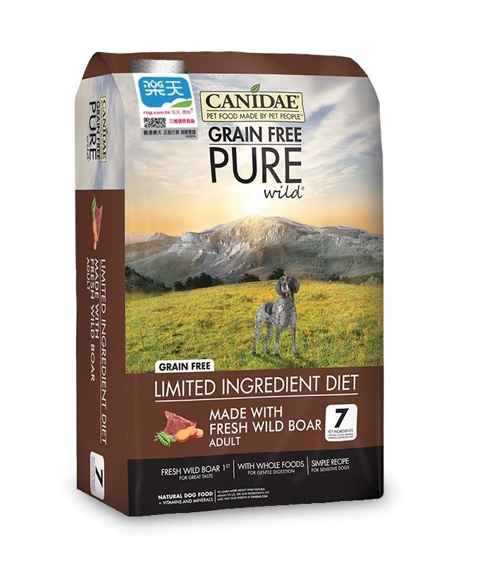 Canidae Pure Wild 無穀物成犬豚肉(野生配方) 4lbs