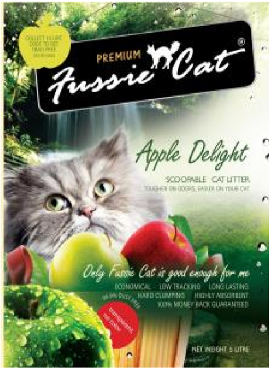 Fussie Cat 高竇貓礦物貓砂(10L) Apple 蘋果味X 2包