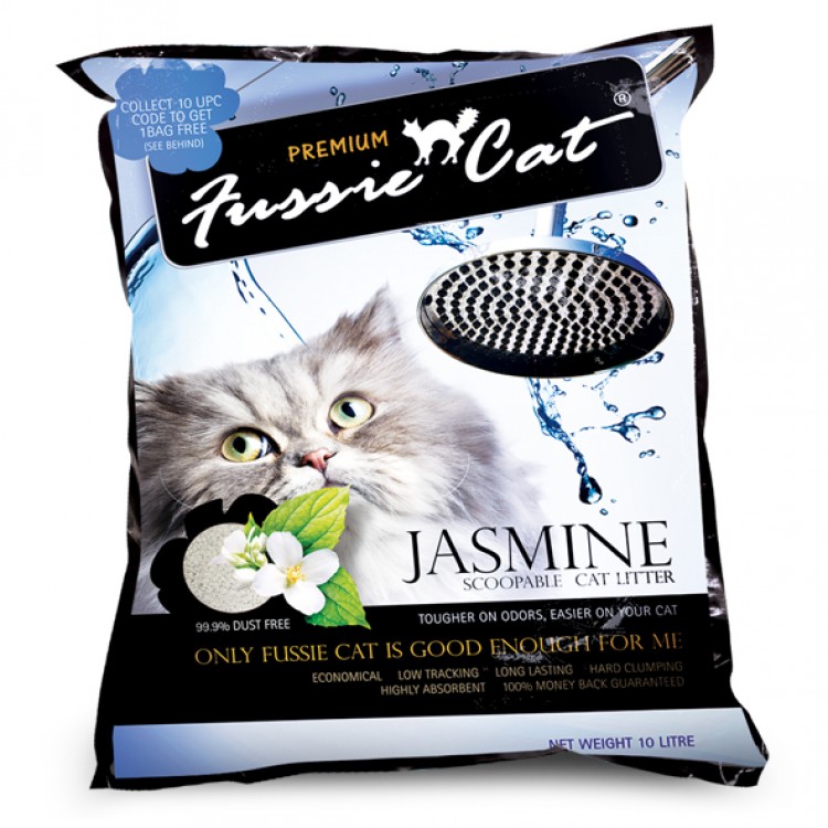 Fussie cat 礦物貓砂 茉莉花味(10L) X 2包