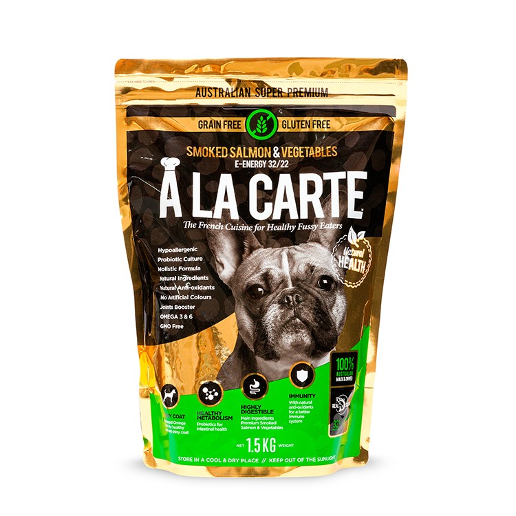 A La Carte 三文魚&新鮮蔬菜配方狗糧 1.5kg