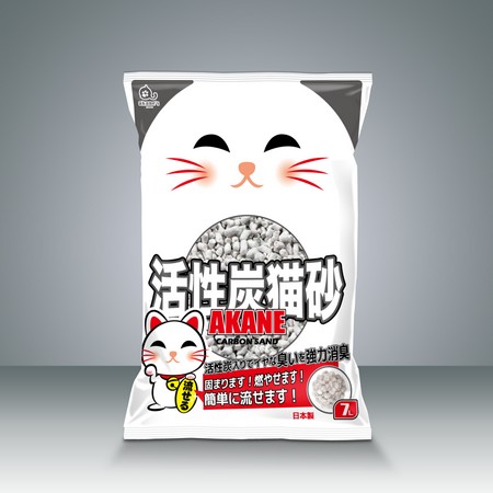 日本Akane 活性炭強力除臭貓砂 7L x2